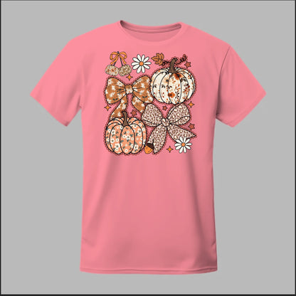 Floral Pumpkins & Bows Tee
