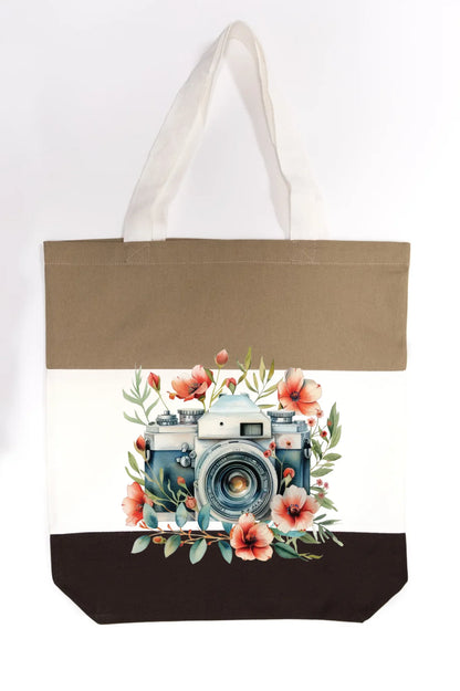 Floral Focus Tote Bag