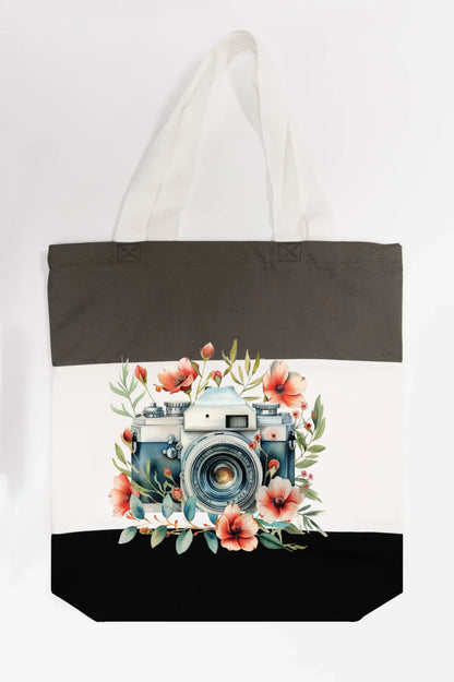 Floral Focus Tote Bag