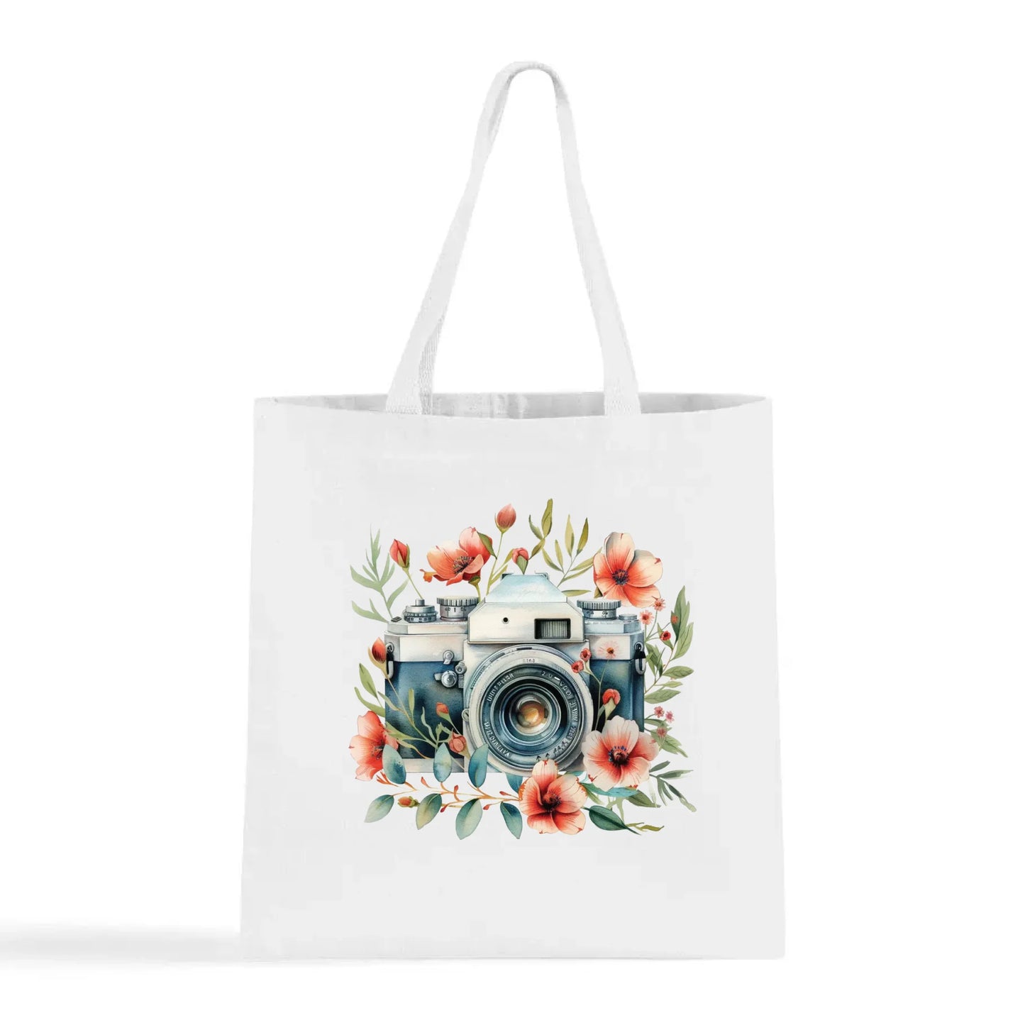 Floral Focus Tote Bag