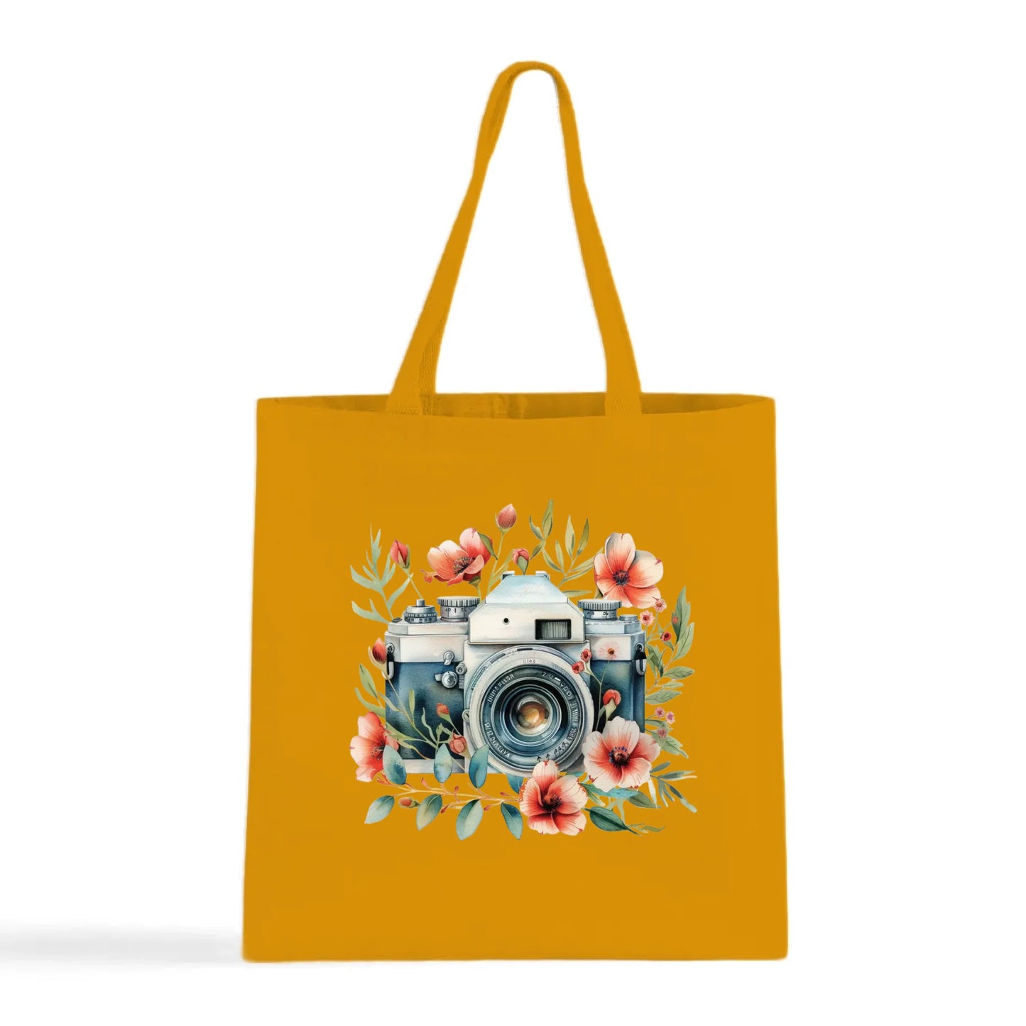 Floral Focus Tote Bag