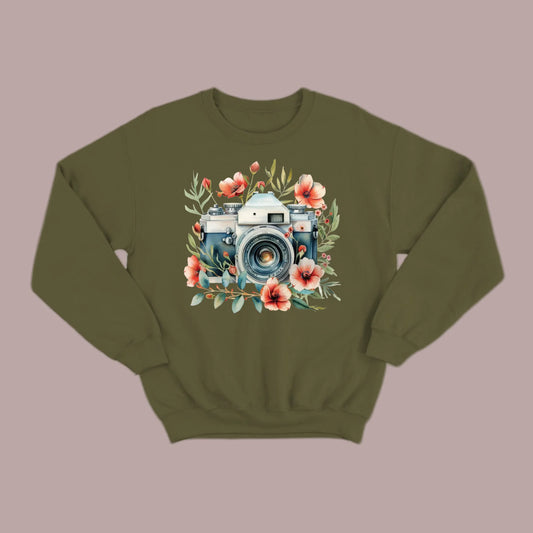 Floral Focus Sweatshirt