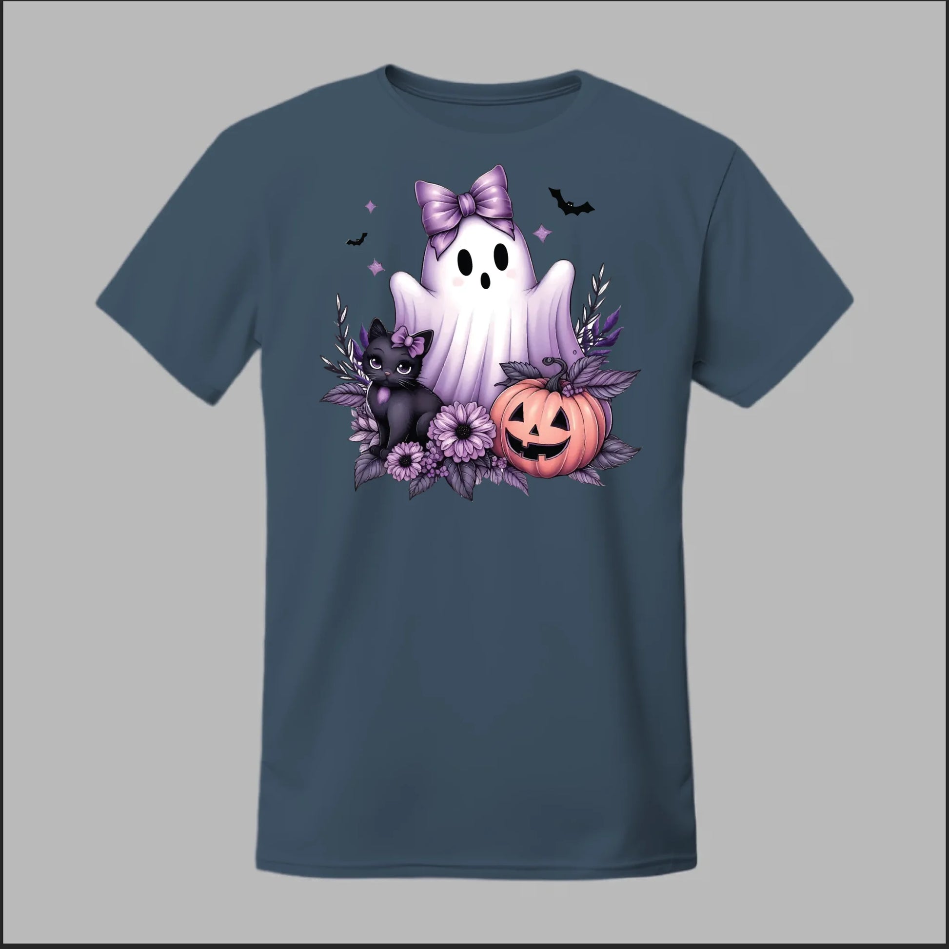 Front Heather Navy