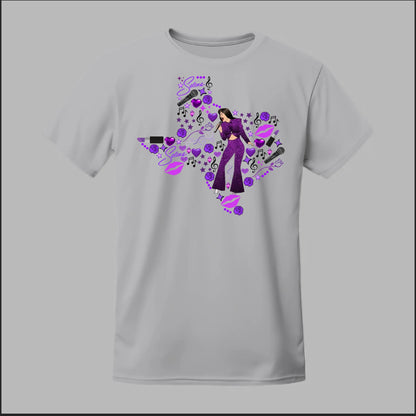 Selena Spotlight in Purple Tee