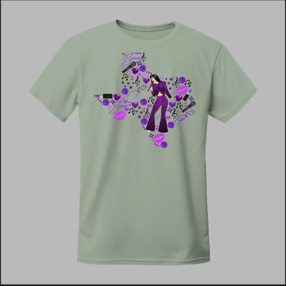 Selena Spotlight in Purple Tee