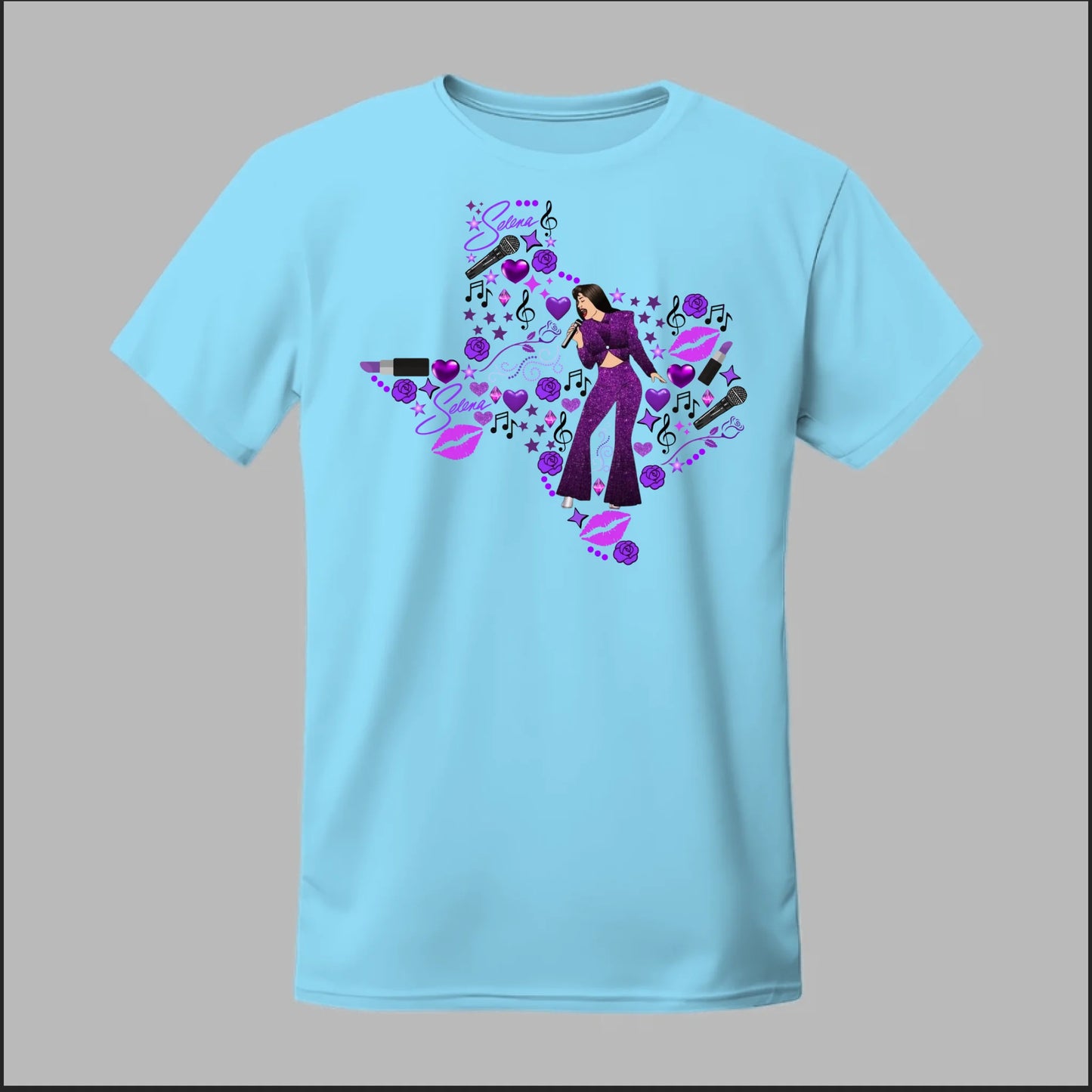 Selena Spotlight in Purple Tee