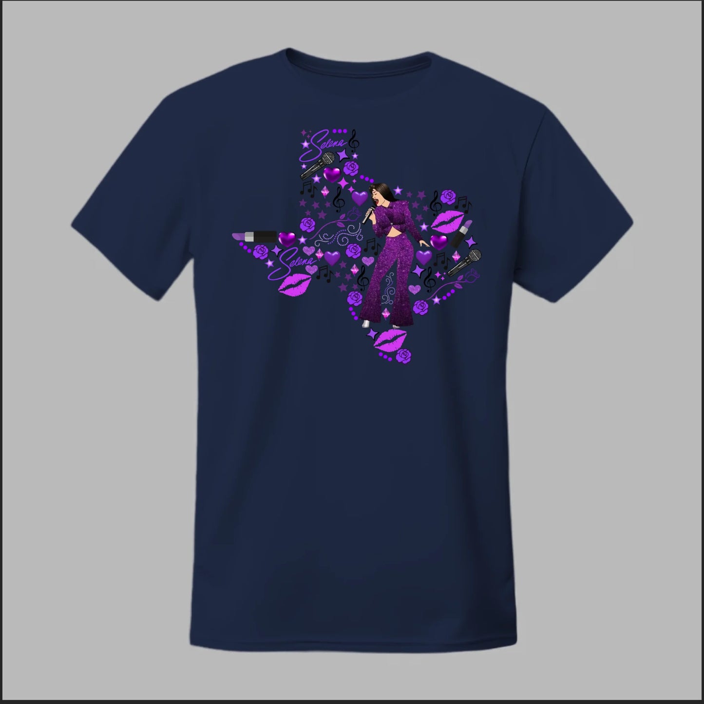 Selena Spotlight in Purple Tee