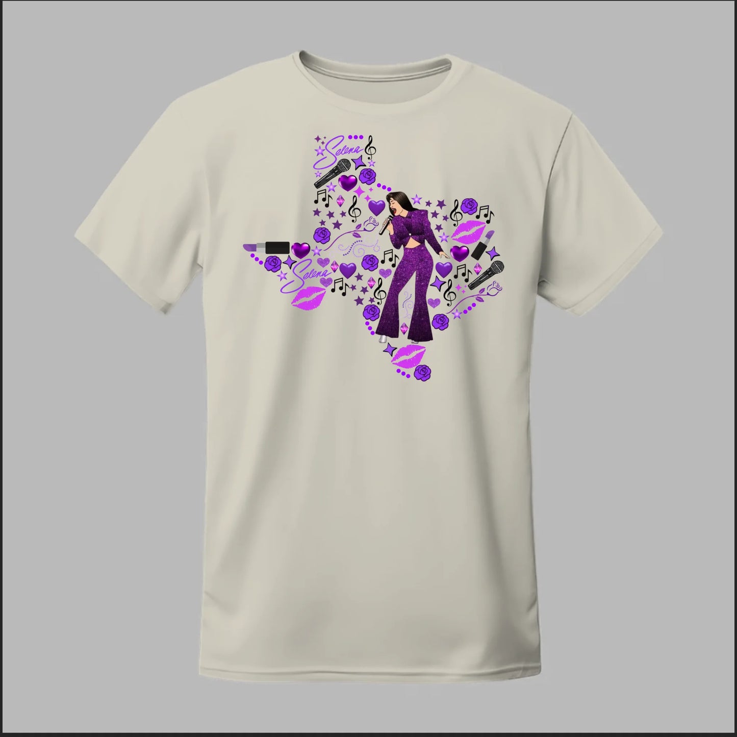 Selena Spotlight in Purple Tee