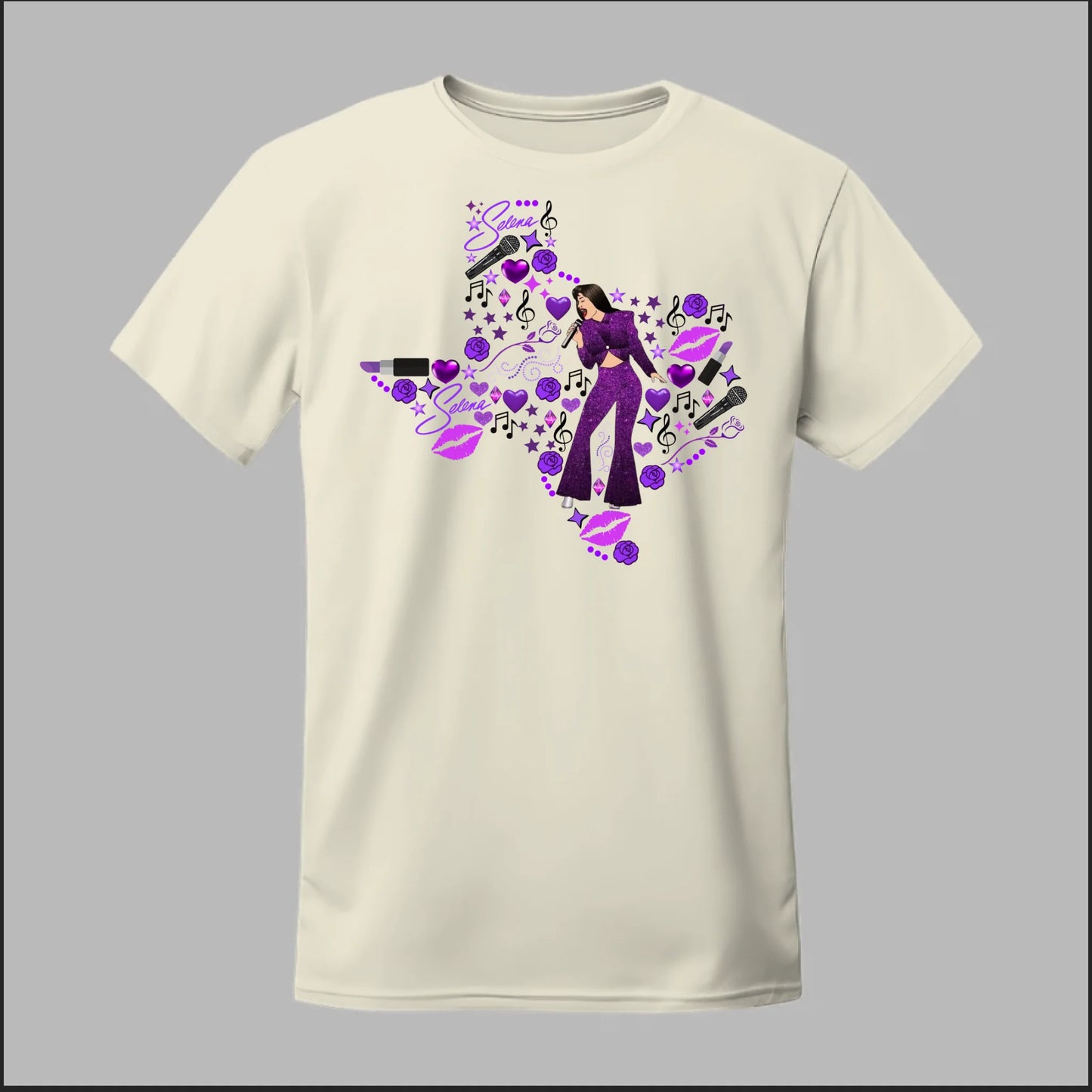 Selena Spotlight in Purple Tee