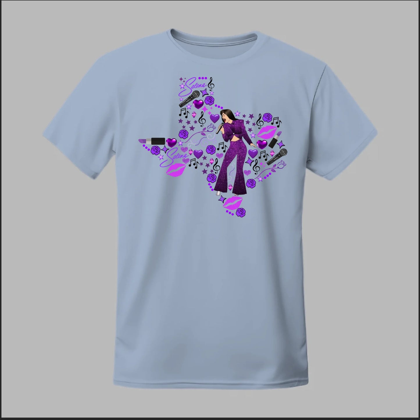 Selena Spotlight in Purple Tee