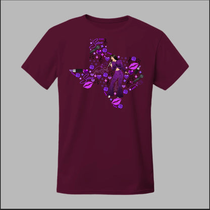 Selena Spotlight in Purple Tee