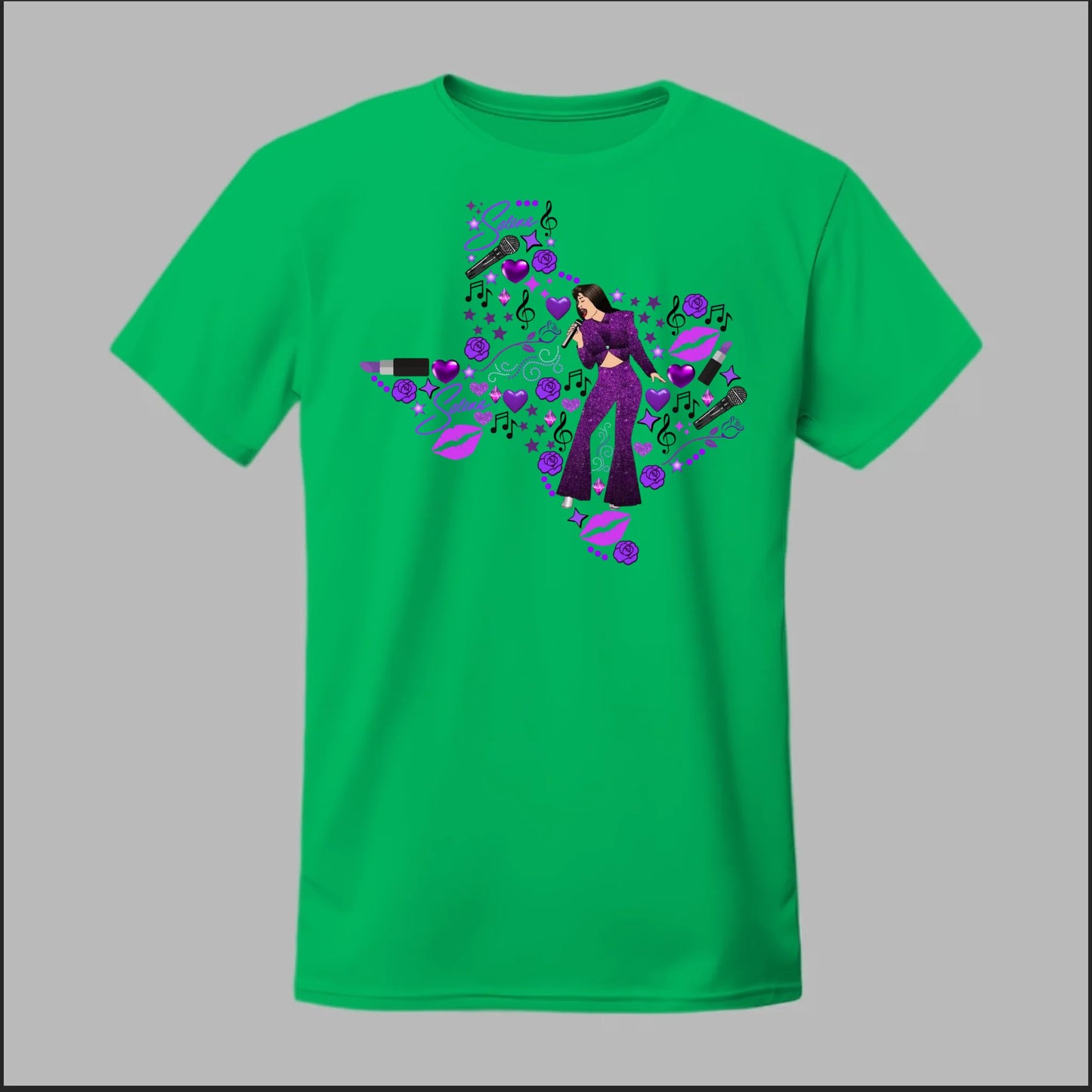 Selena Spotlight in Purple Tee