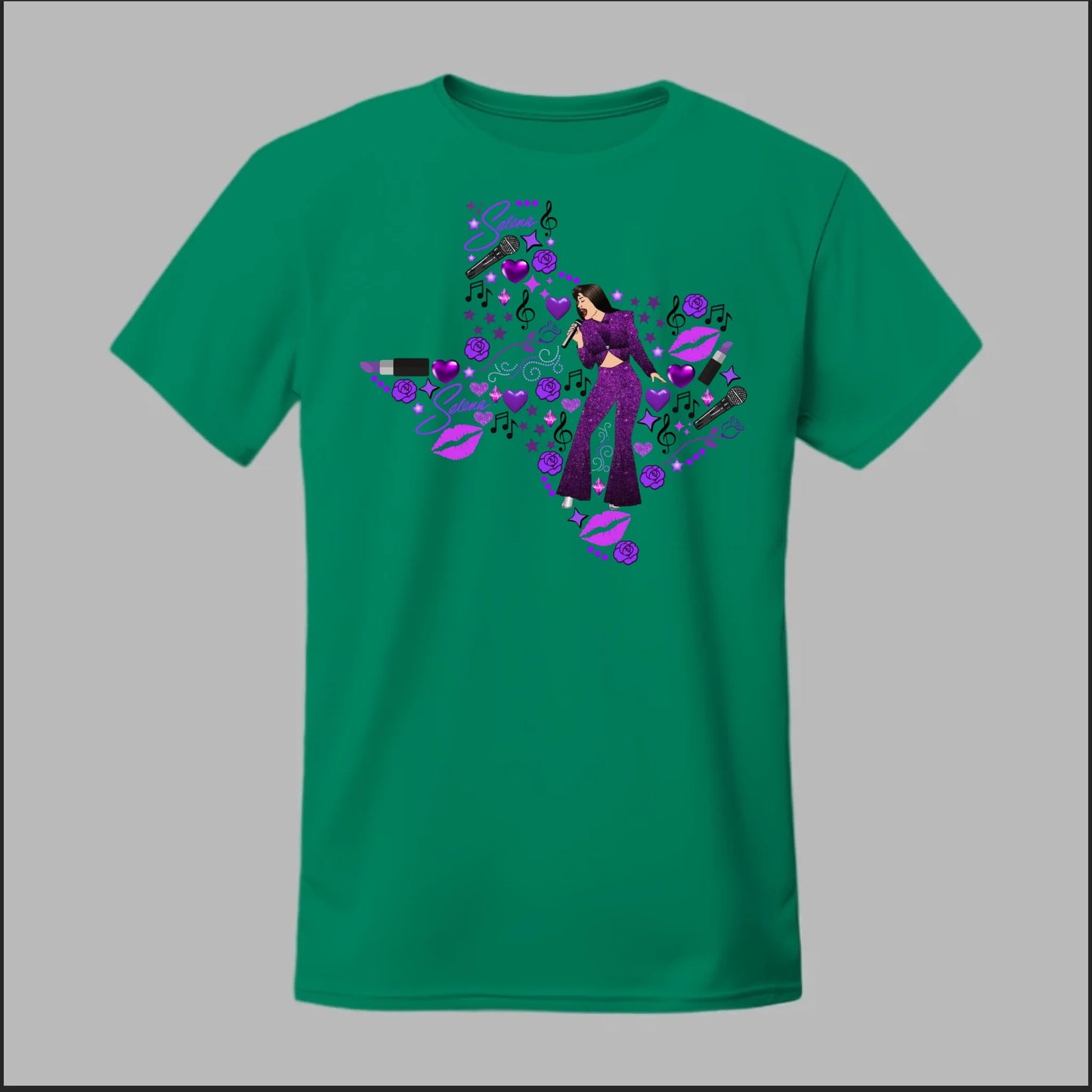 Selena Spotlight in Purple Tee