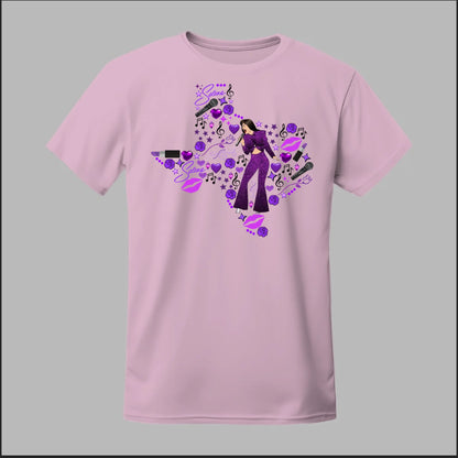 Selena Spotlight in Purple Tee