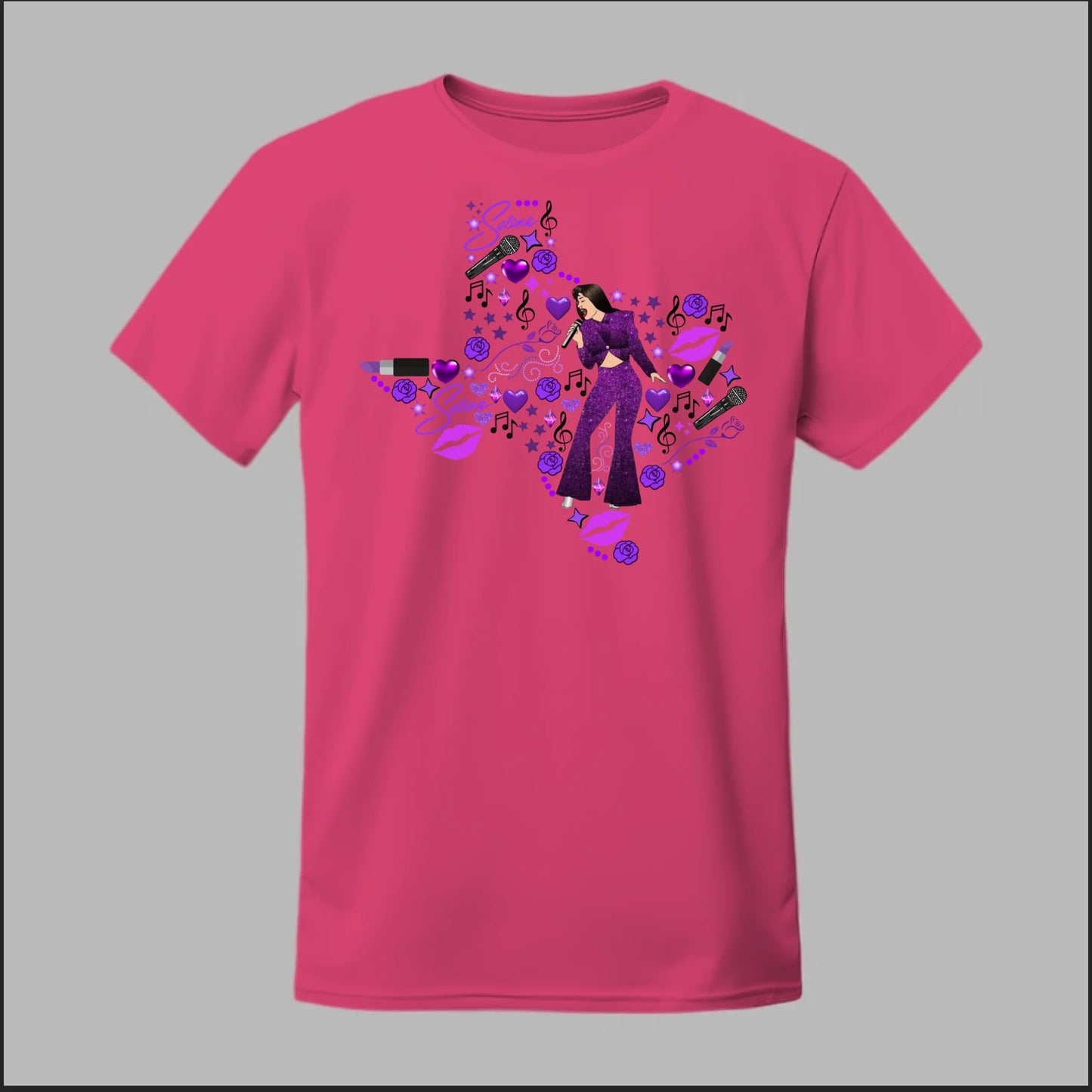Selena Spotlight in Purple Tee