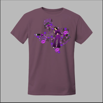 Selena Spotlight in Purple Tee