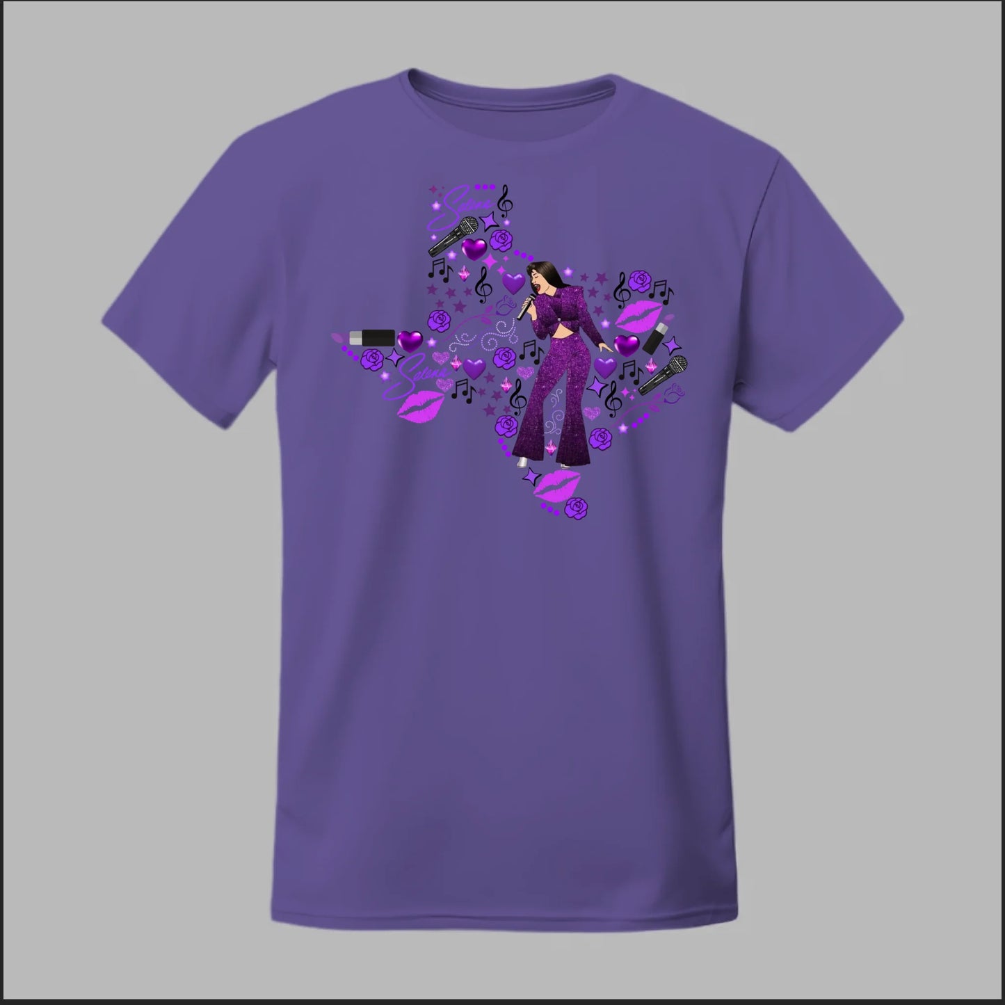 Selena Spotlight in Purple Tee