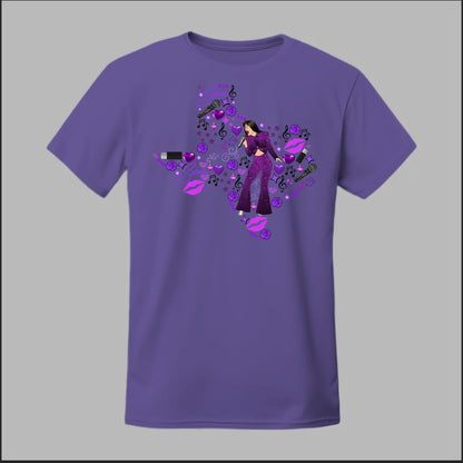 Selena Spotlight in Purple Tee
