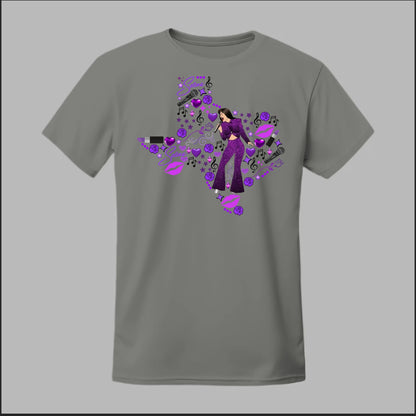 Selena Spotlight in Purple Tee