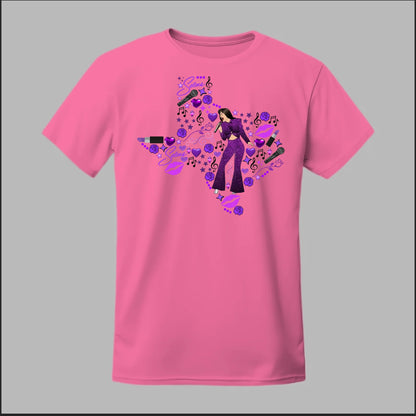 Selena Spotlight in Purple Tee