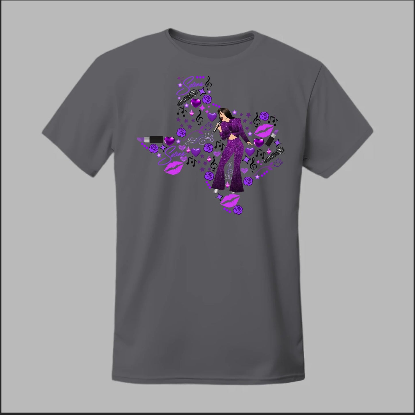Selena Spotlight in Purple Tee