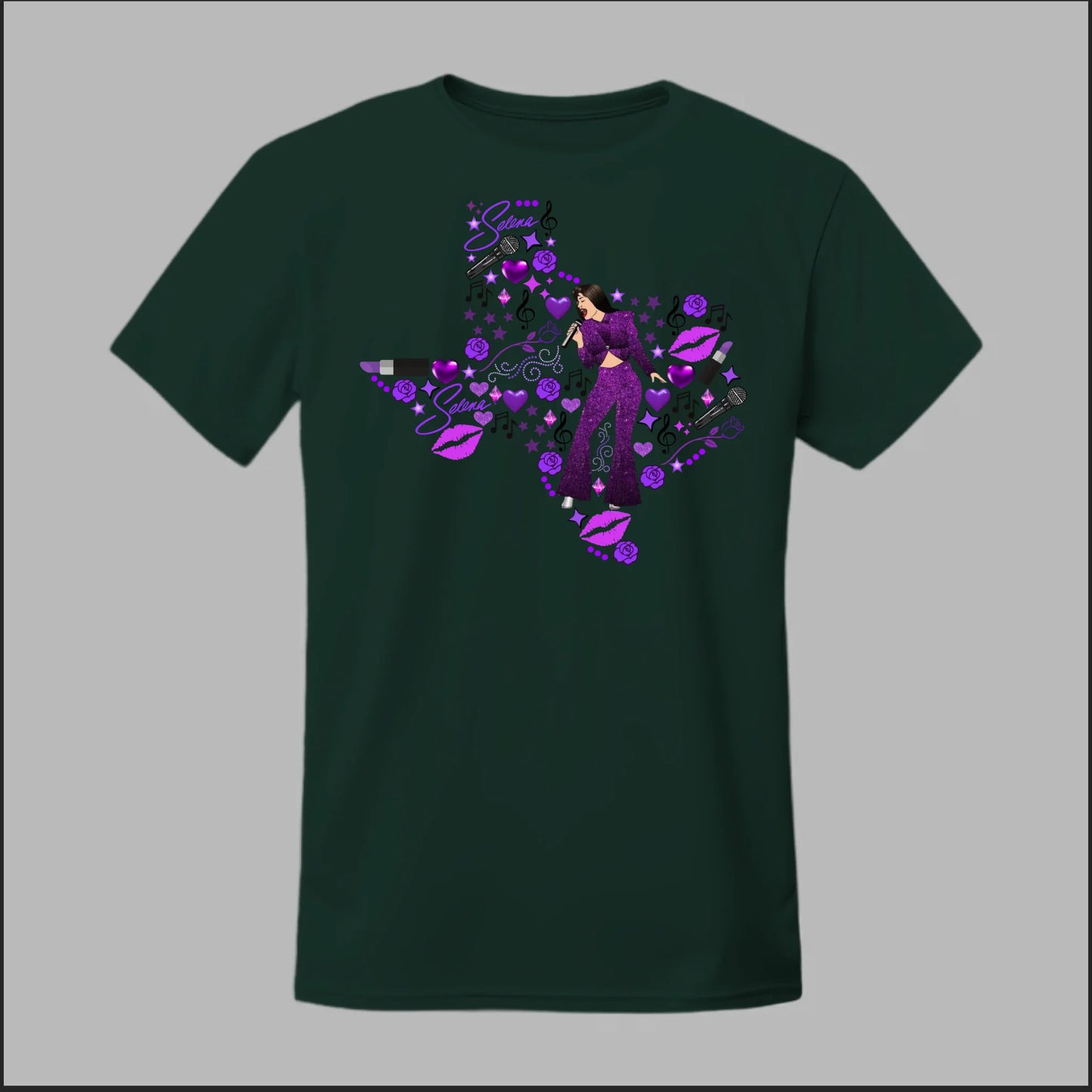 Selena Spotlight in Purple Tee