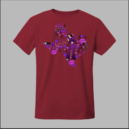Selena Spotlight in Purple Tee