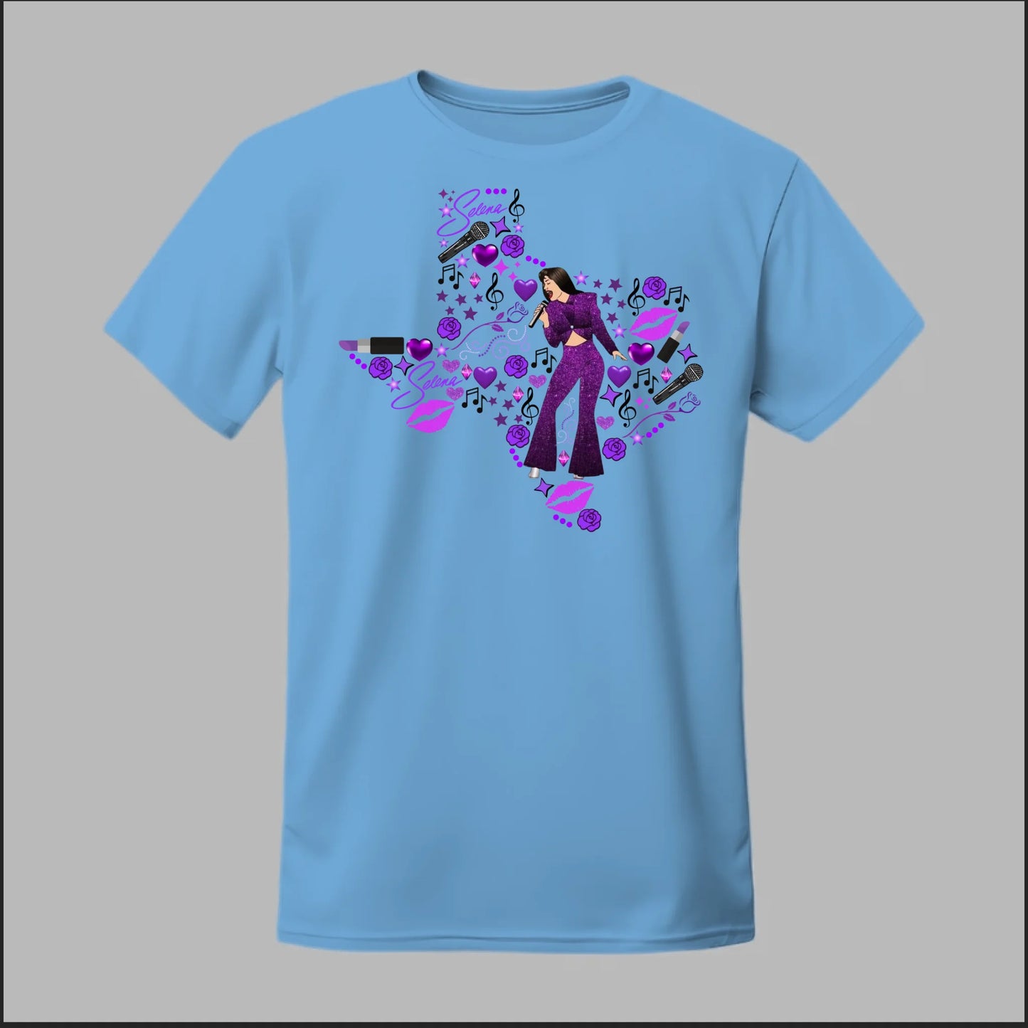 Selena Spotlight in Purple Tee