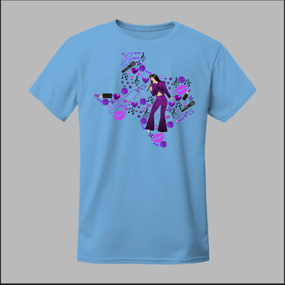 Selena Spotlight in Purple Tee