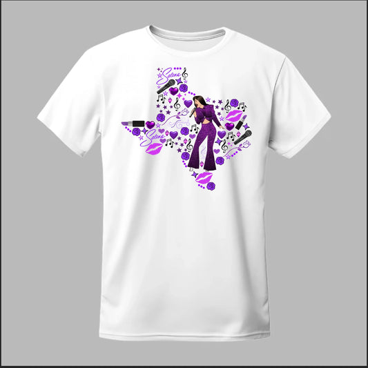 Selena Spotlight in Purple Tee
