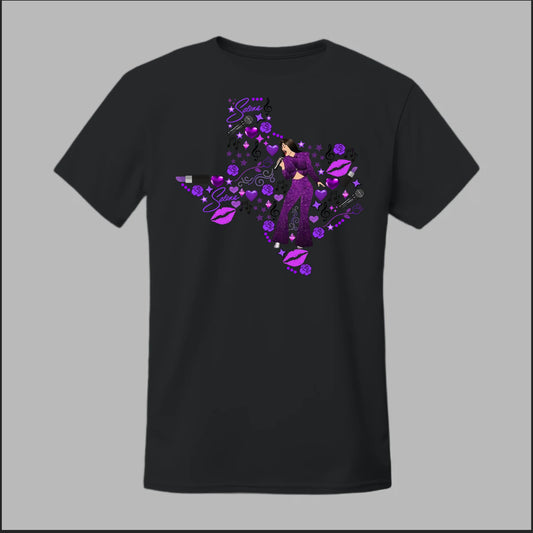 Selena Spotlight in Purple Tee