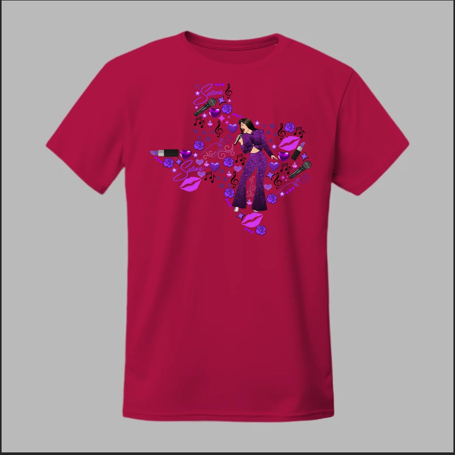 Selena Spotlight in Purple Tee