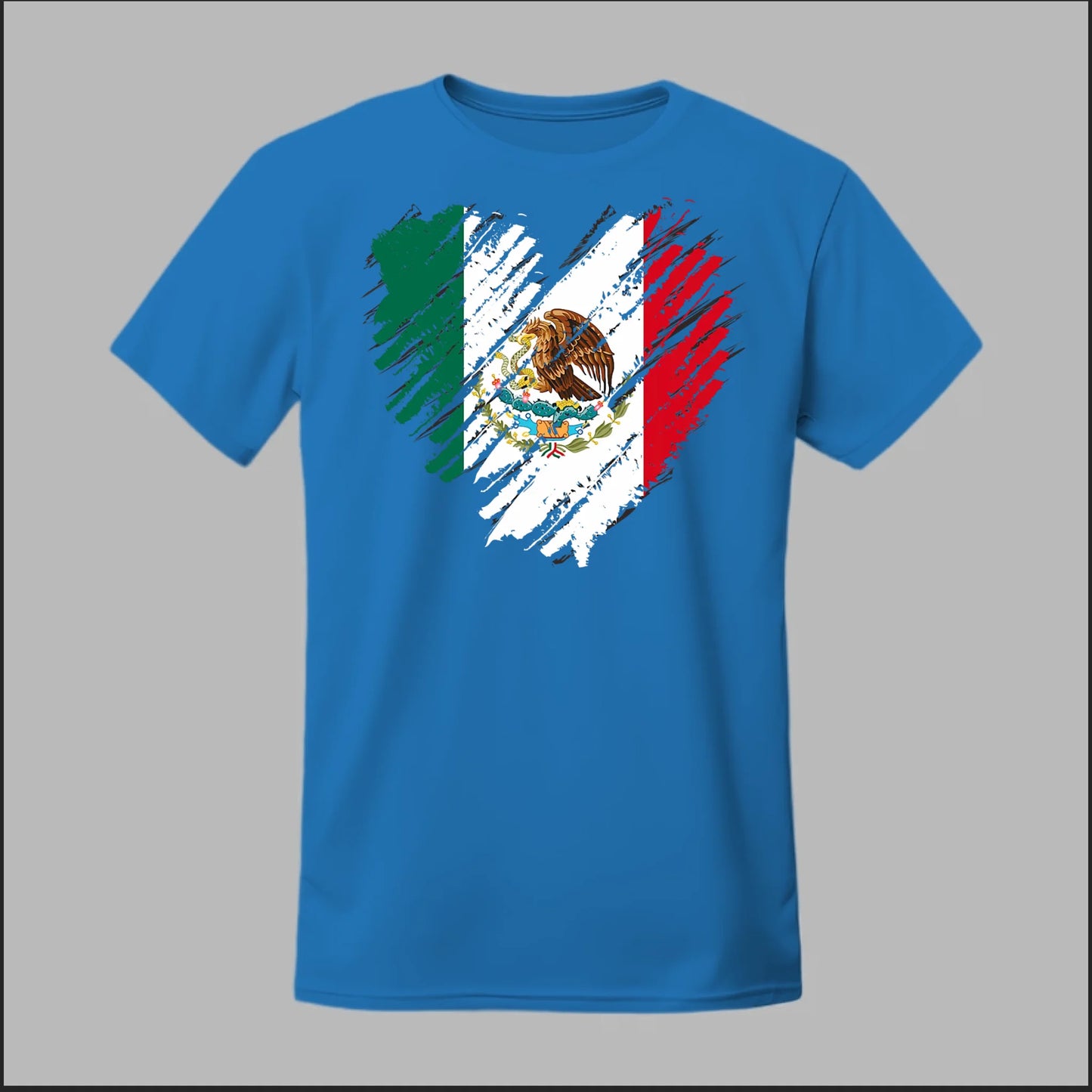 Mexican Flag Heart Tee