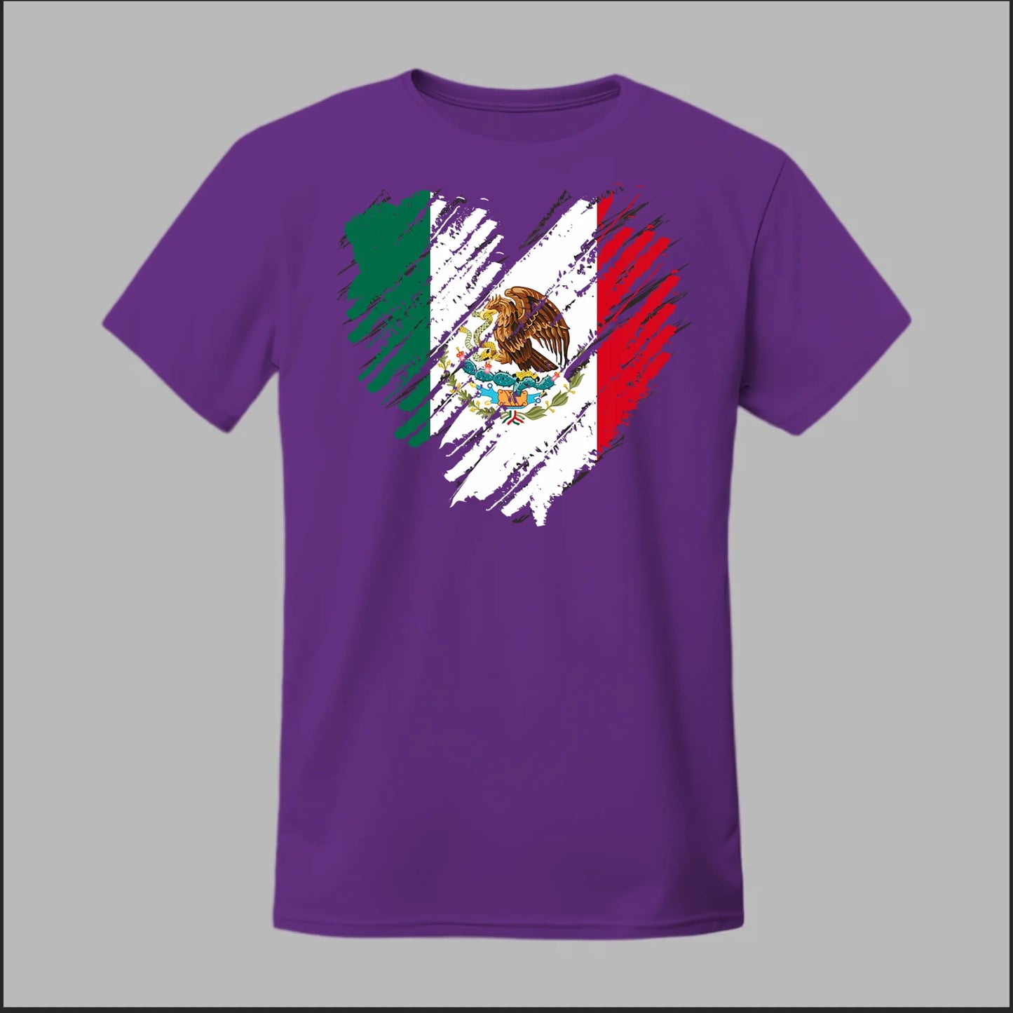 Mexican Flag Heart Tee