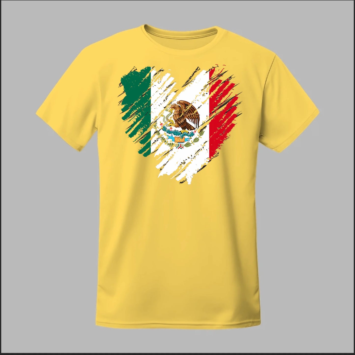 Mexican Flag Heart Tee
