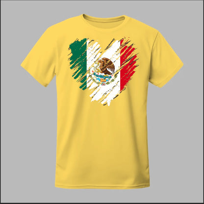 Mexican Flag Heart Tee