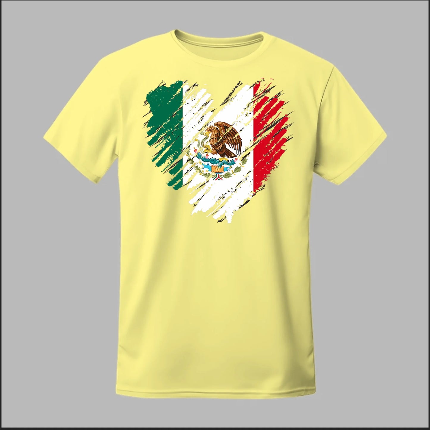 Mexican Flag Heart Tee