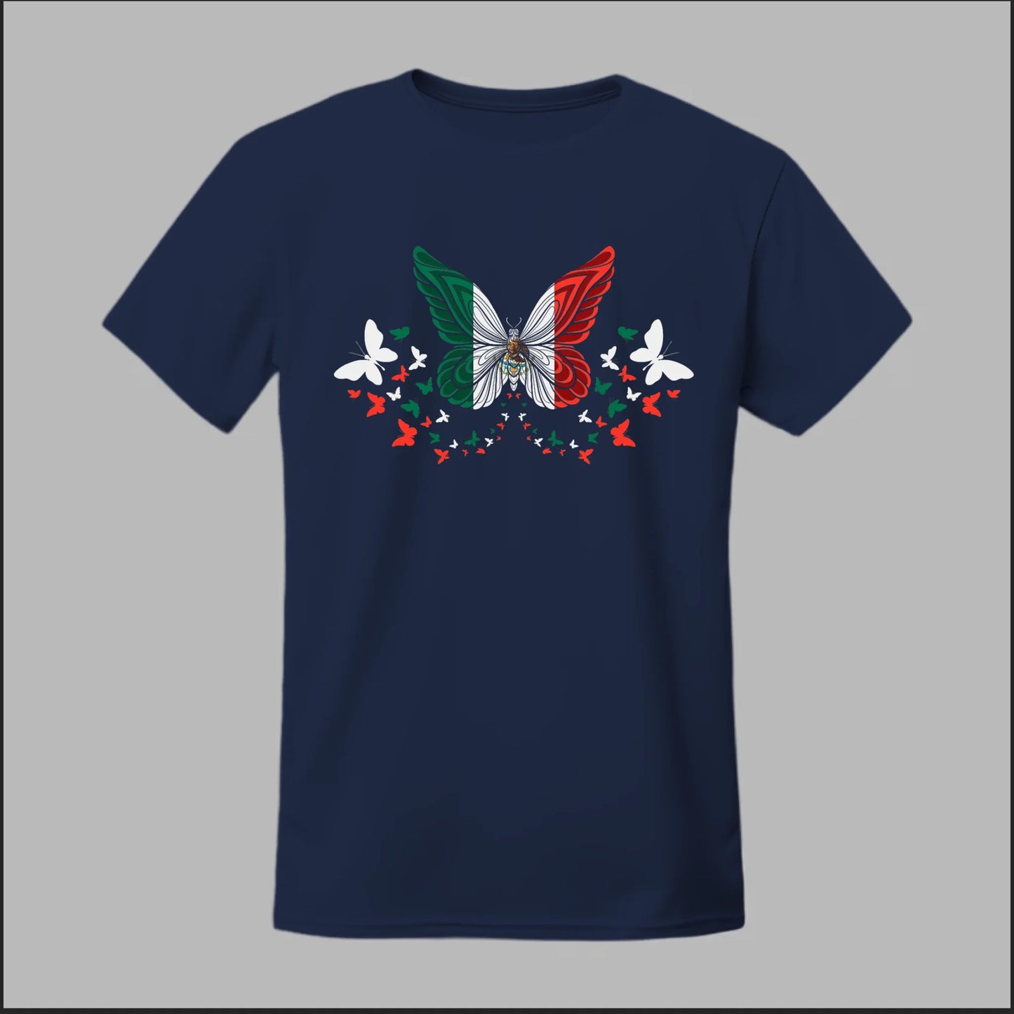 Mexican Flag Butterfly Tee