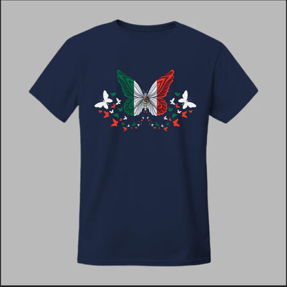 Mexican Flag Butterfly Tee