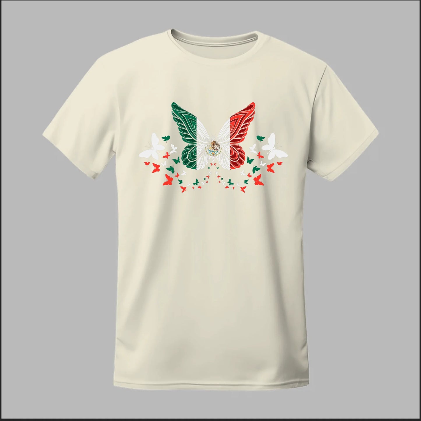 Mexican Flag Butterfly Tee