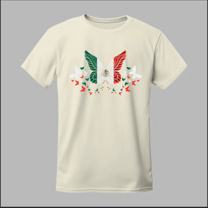 Mexican Flag Butterfly Tee