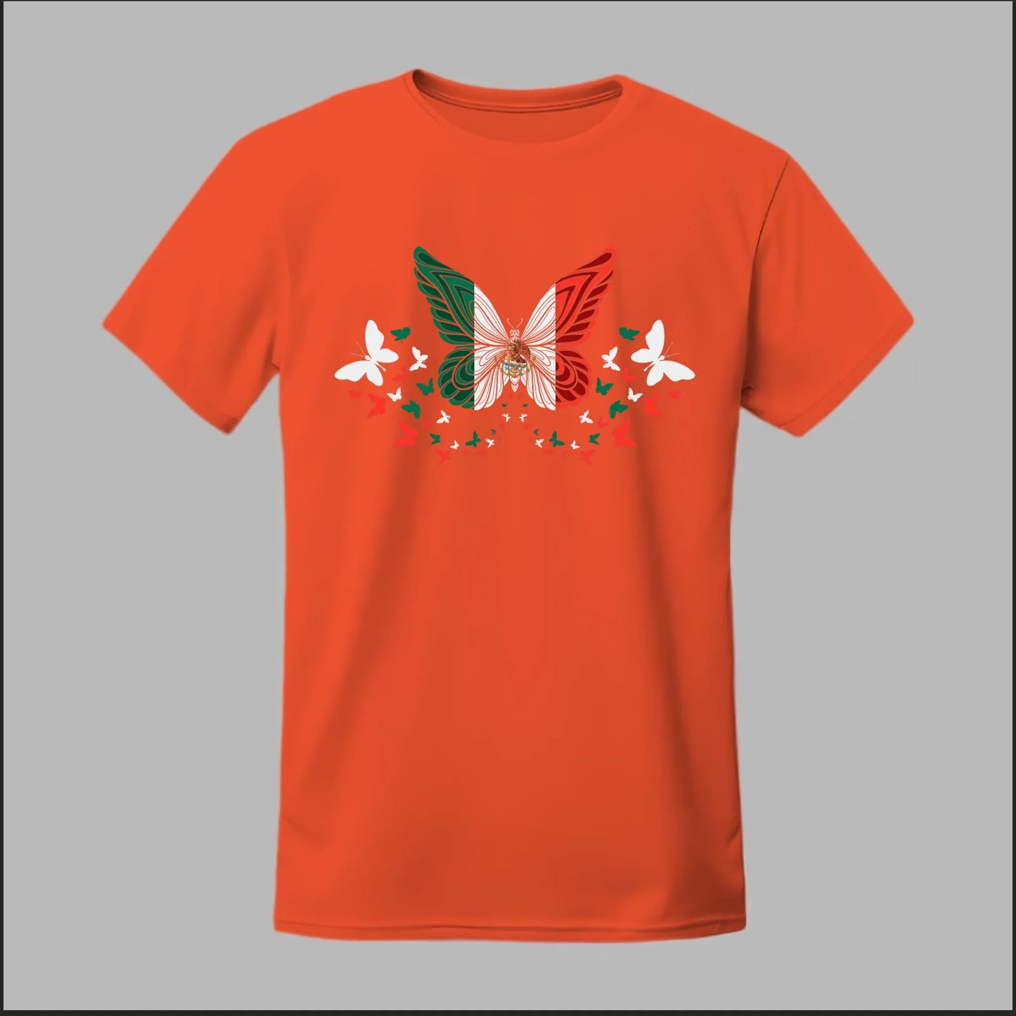Mexican Flag Butterfly Tee