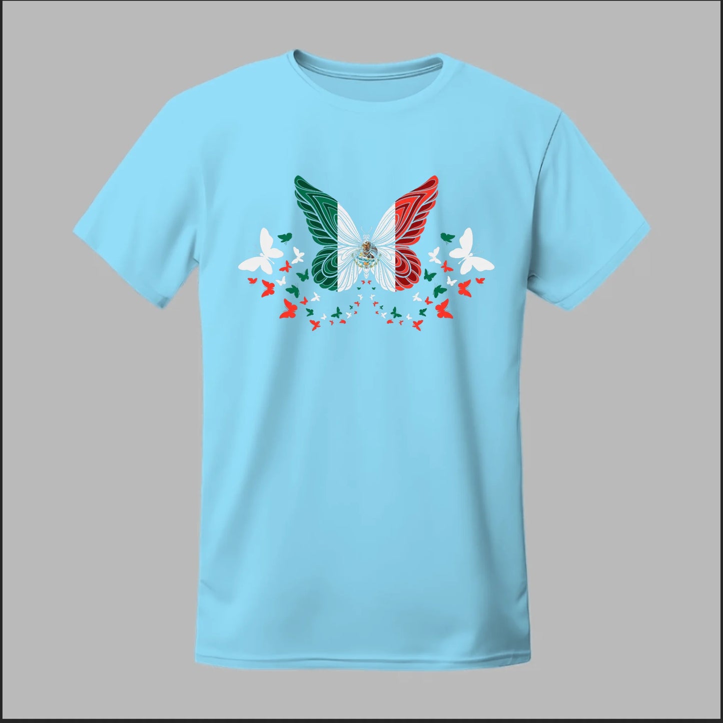 Mexican Flag Butterfly Tee