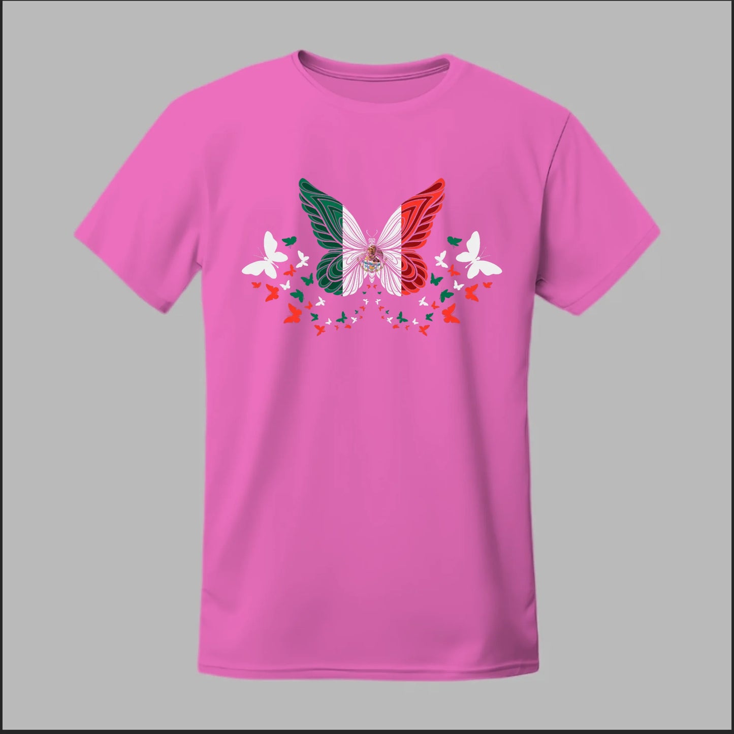 Mexican Flag Butterfly Tee