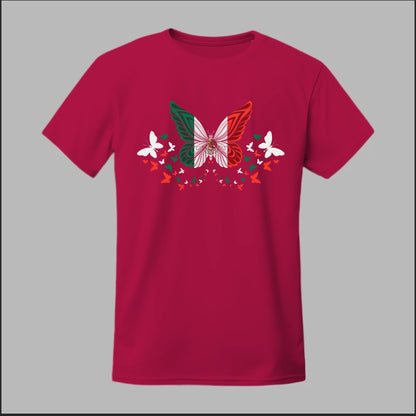 Mexican Flag Butterfly Tee