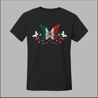 Mexican Flag Butterfly Tee