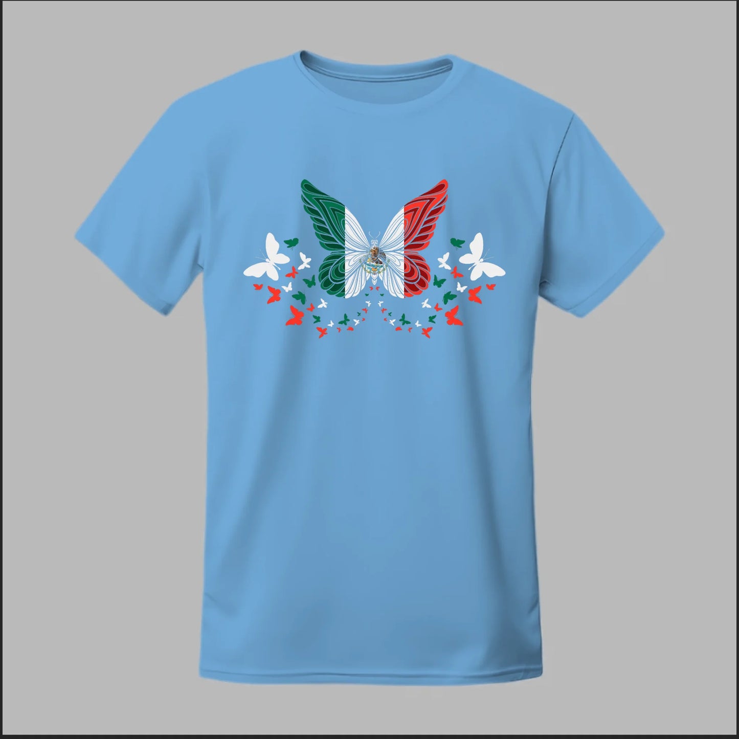 Mexican Flag Butterfly Tee