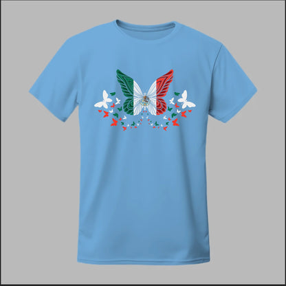 Mexican Flag Butterfly Tee