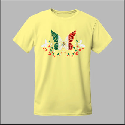 Mexican Flag Butterfly Tee