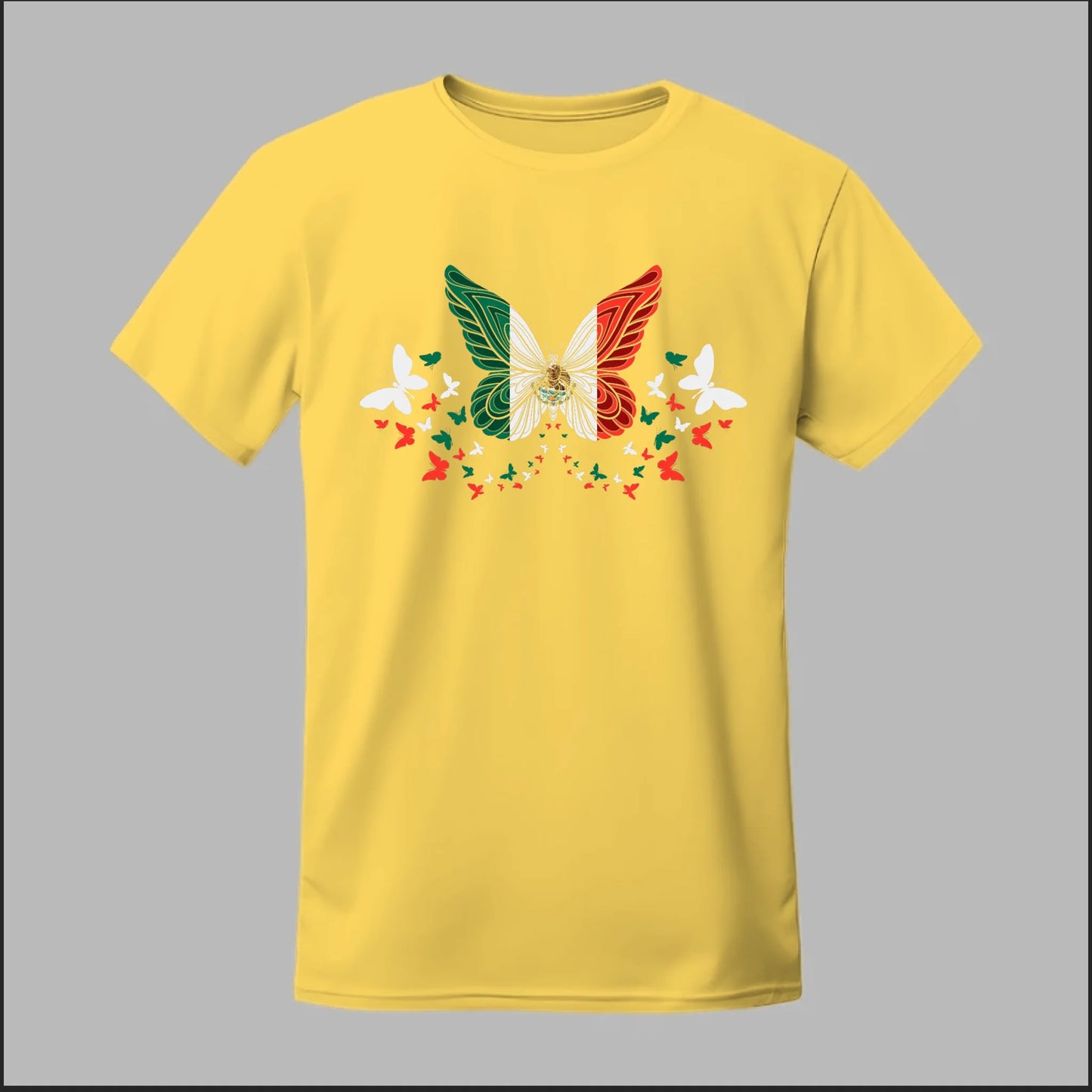 Mexican Flag Butterfly Tee